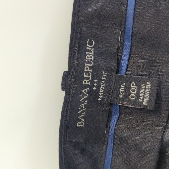 Banana Republic Martin Fit Slim Leg Pant Black 00P Business casual preppy office - Picture 7 of 8